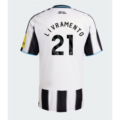 Moški Nogometni dresi Newcastle United Tino Livramento #21 Domači 2025-26 Kratek Rokav Moški Nogometni dresi Newcastle United Tino Livramento #21 Domači 2025-26 Kratek Rokav